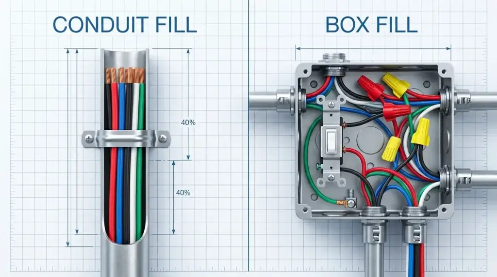 Conduit Fill vs Box Fill