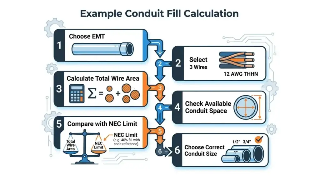 Example Conduit Fill Calculation