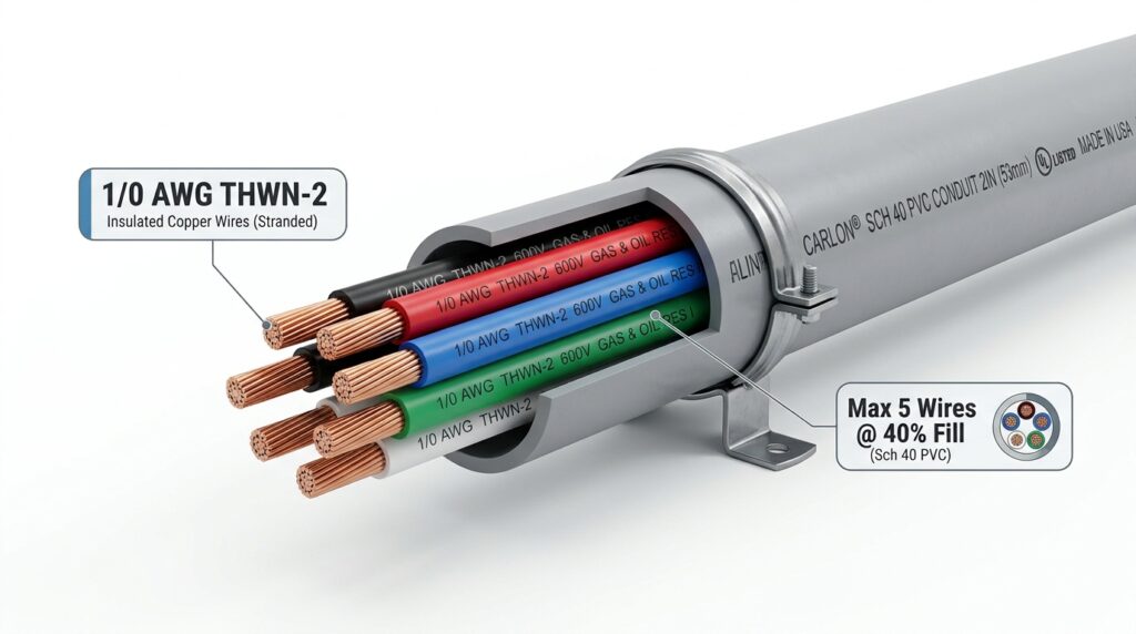 10 awg in pvc