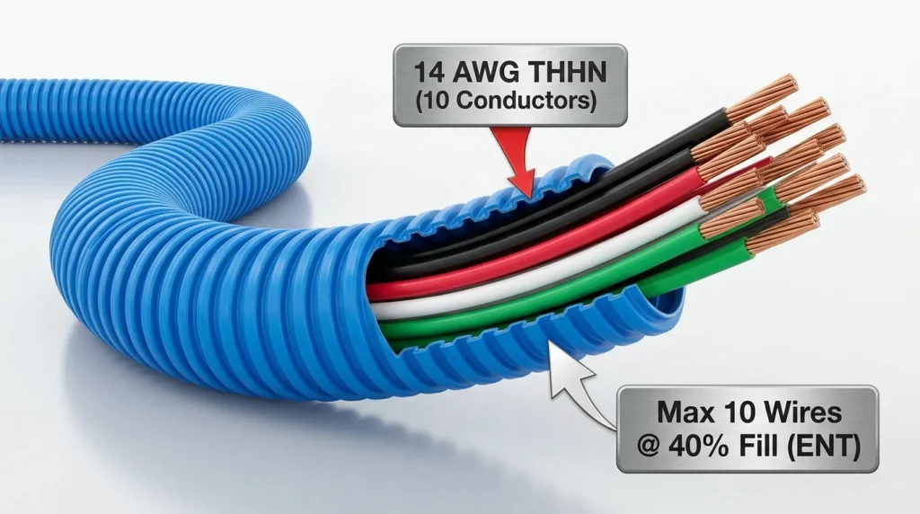 14 awg in ent conduit