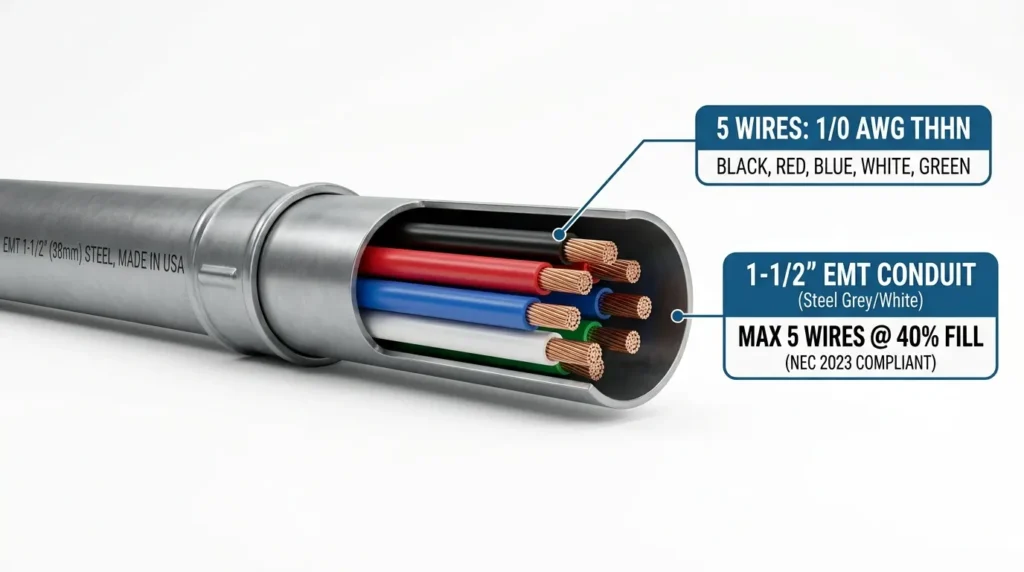 How Many 10 AWG Wires Fit in EMT Conduit (Fill Chart)