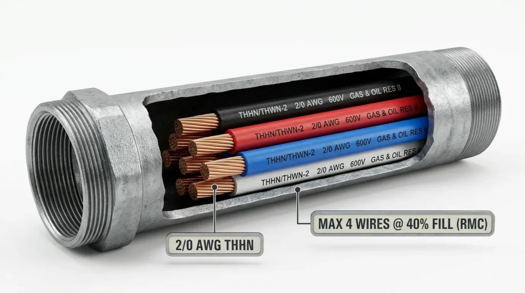 How Many 20 AWG Wires Fit in RMC Conduit (Fill Chart)