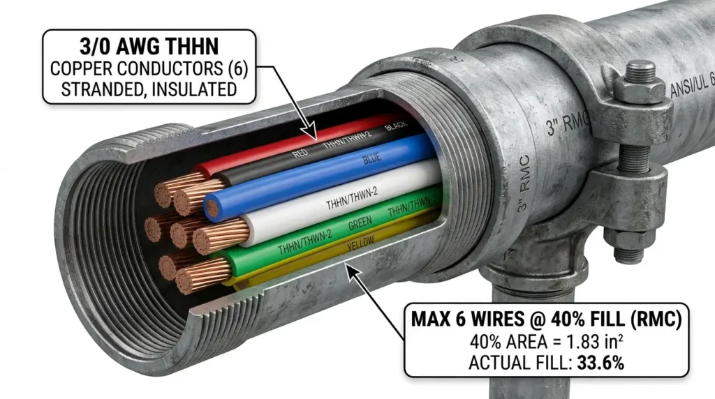 How Many 30 AWG Wires Fit in RMC Conduit (Fill Chart)