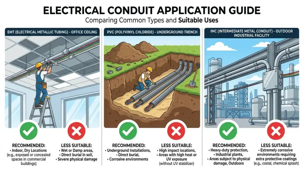 indoor vs Outdoor vs Underground Applications